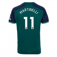 Arsenal Gabriel Martinelli #11 Tretí futbalový dres 2023-24 Krátky Rukáv